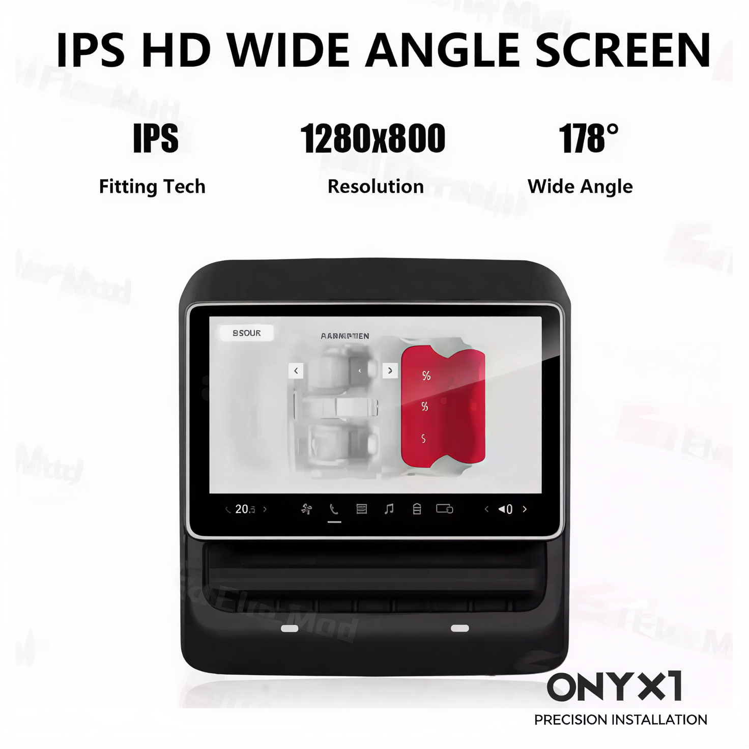 tesla model y rear entertainment screen