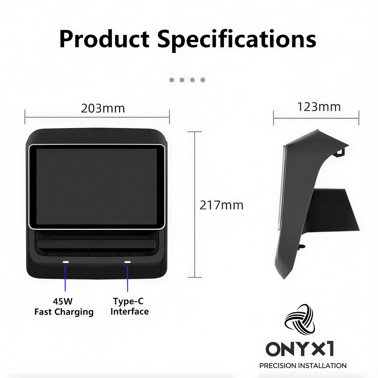 tesla model y rear entertainment screen