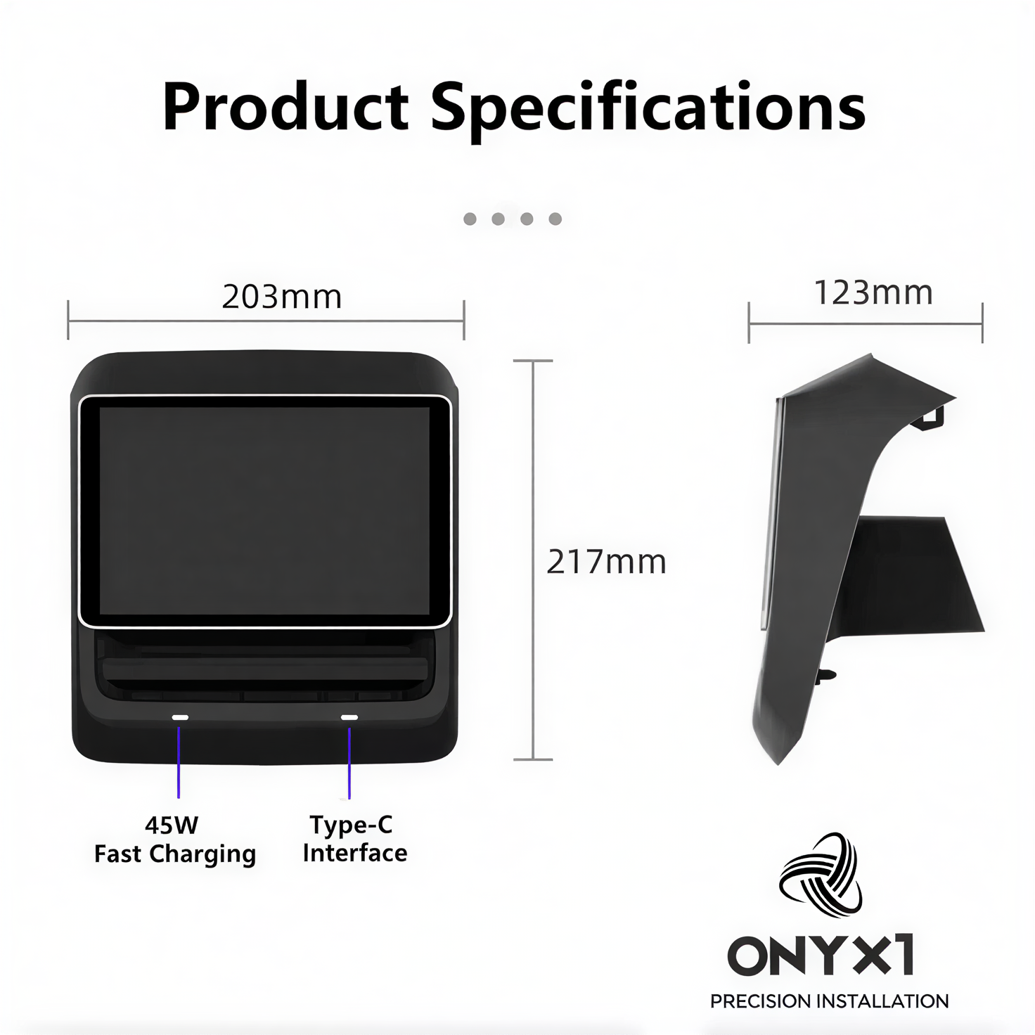 tesla model y rear entertainment screen