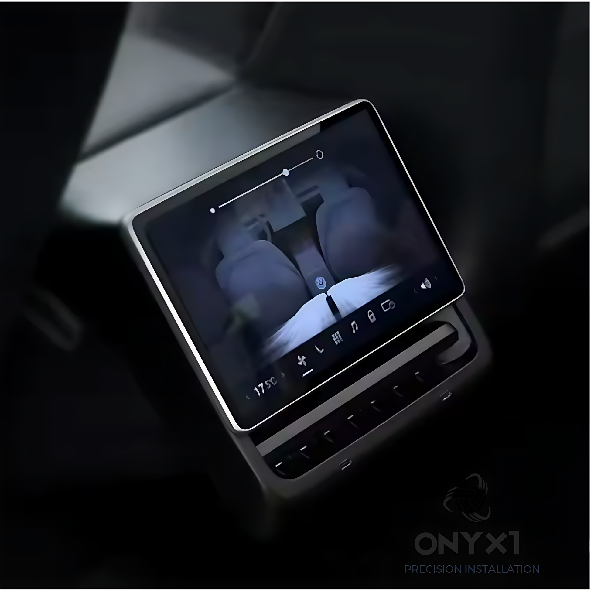 tesla model y rear entertainment screen