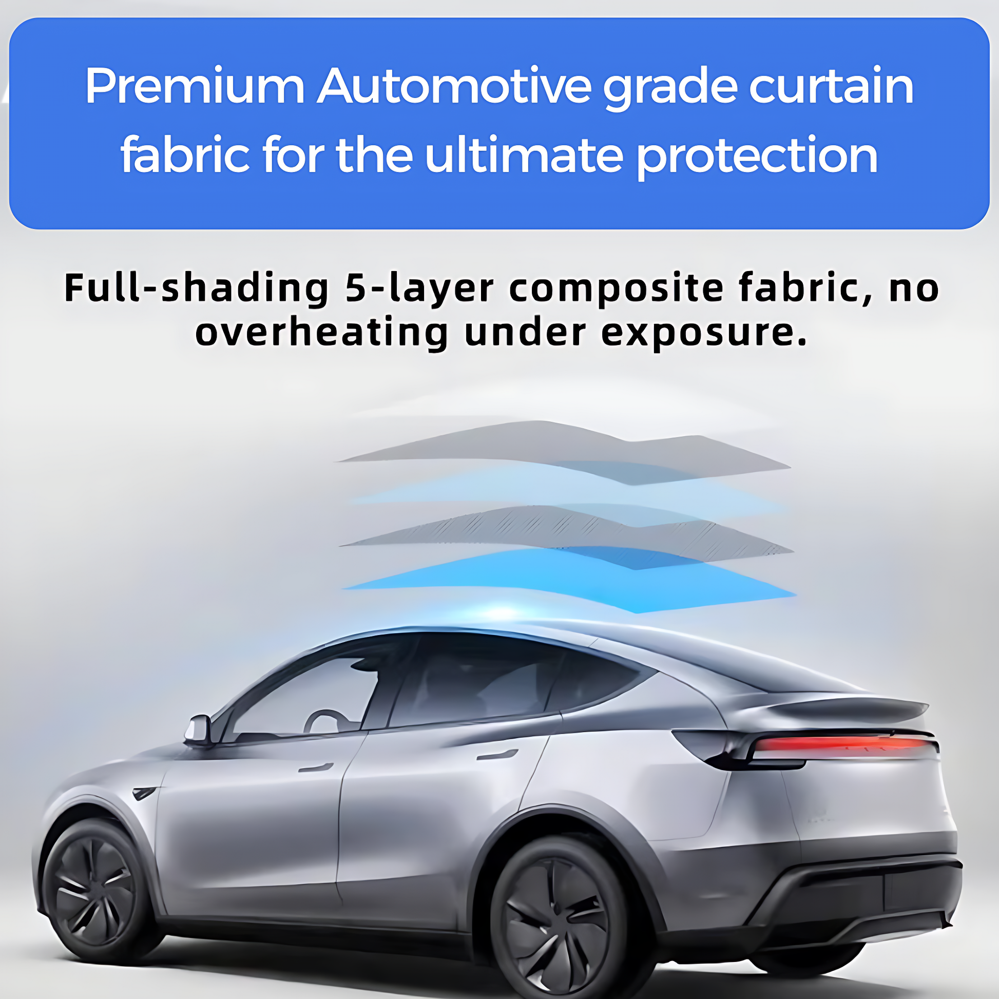 Tesla Model Y/JUNIPER Retractable electric Sunshade Sunroof