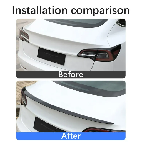 ONYX1 BUNDLE - Model Y Spoiler and Rear Tesla Letter Badge