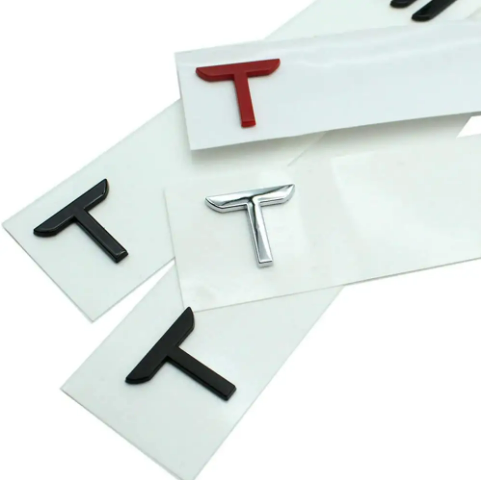 Black Tesla Logo