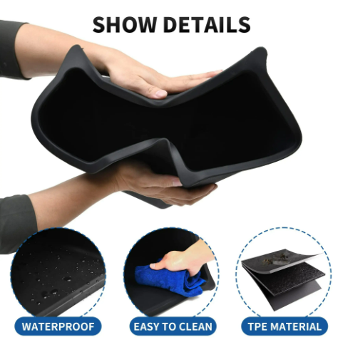tesla model y trunk side storage bins