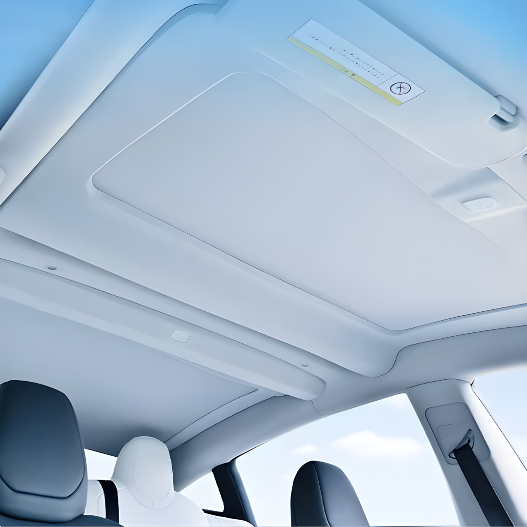 Tesla Model 3/Highland Retractable Electric Sunshade with Voice Command