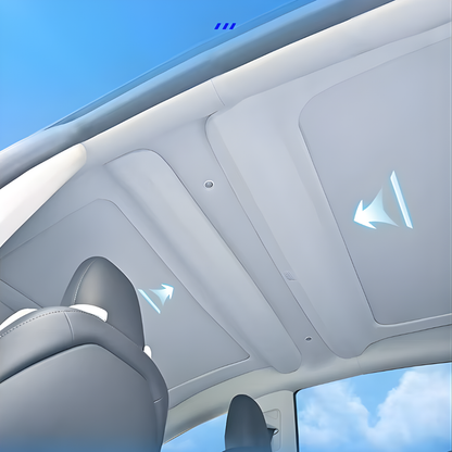 Tesla Model 3/Highland Retractable Electric Sunshade with Voice Command