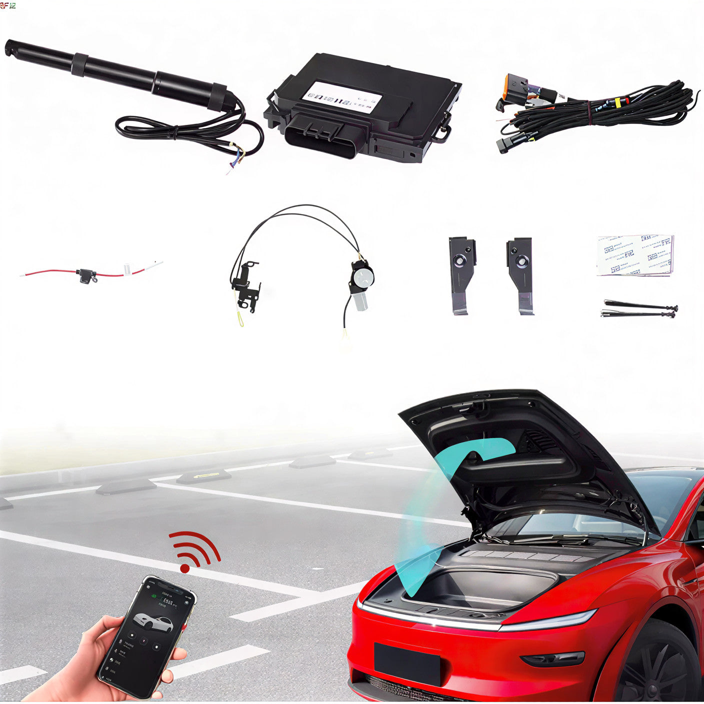 Tesla Model Y Juniper Power Frunk Kit – Automatic Hands-Free Frunk System (2025+)
