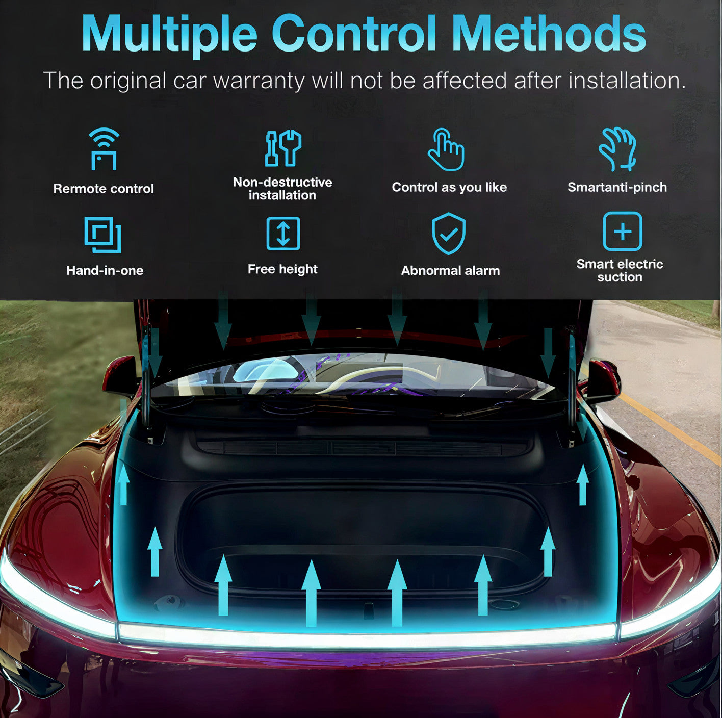Tesla Model Y Juniper Power Frunk Kit – Automatic Hands-Free Frunk System (2025+)
