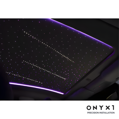 ONYX1 Rolls-Royce-Style Tesla Model Y / Juniper Starry Sky Electric Sunshade (2020 - 2025) + BONUS 365 Days extended Warranty + Complimentary Precision Installation OR Nationwide Delivery