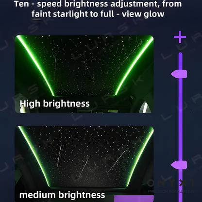 ONYX1 Rolls-Royce-Style Tesla Model Y / Juniper Starry Sky Electric Sunshade (2020 - 2025) + BONUS 365 Days extended Warranty + Complimentary Precision Installation OR Nationwide Delivery