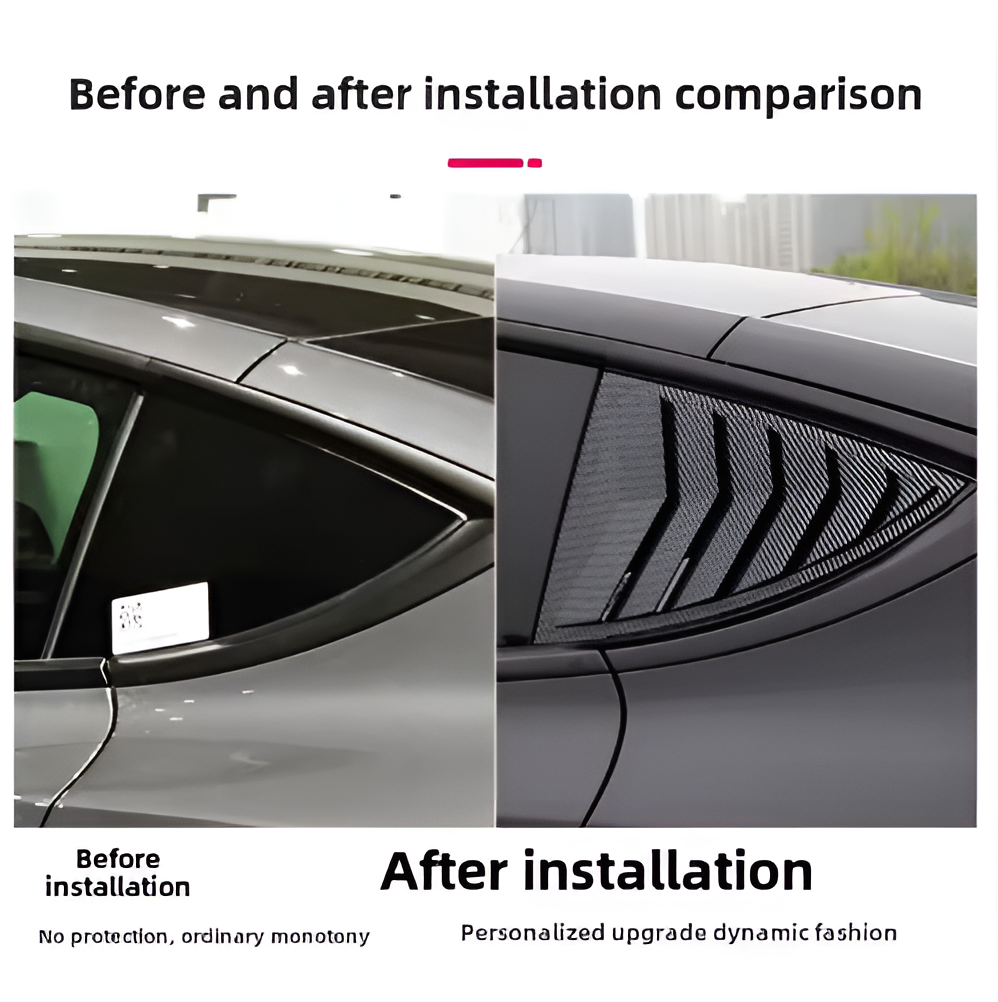 Tesla Model Y Rear Side Window Louvers