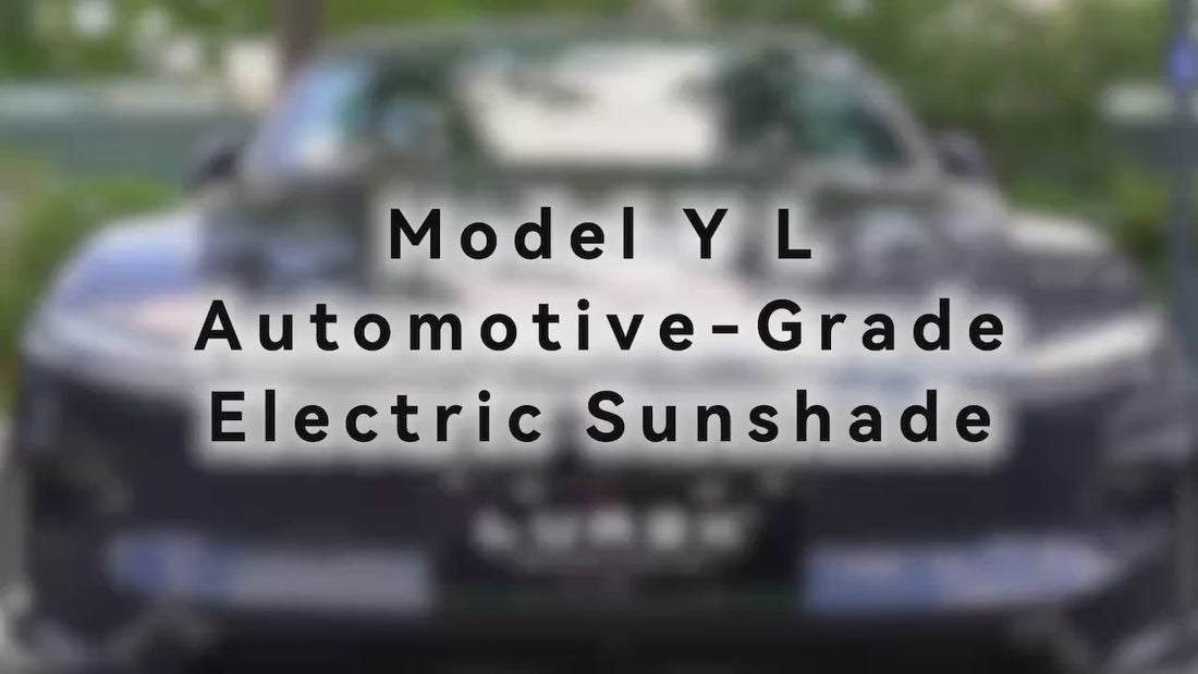 Tesla model y L electric sunshade